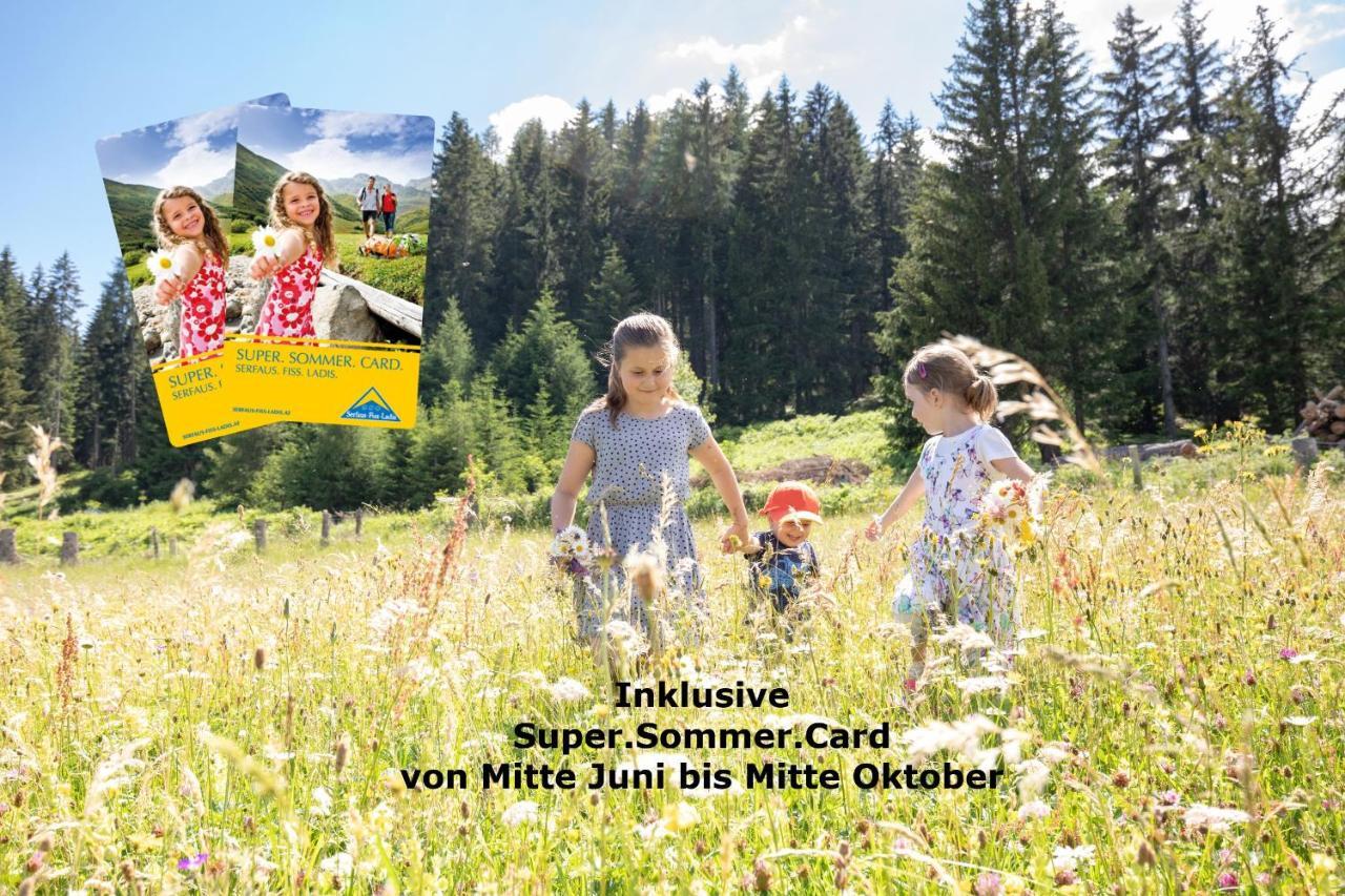 Laudegghof Ladis Inklusive Sommer Bergbahnticket Exterior foto